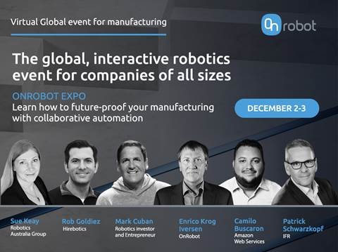 OnRobot Expo Gathers Manufacturers, Automation Experts and Industry Thought Leaders at Global Event on Collaborative Automation